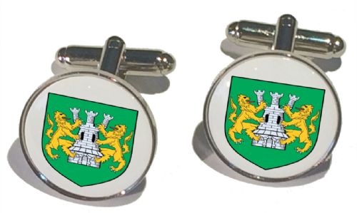 Family Crest Cufflinks Rnd